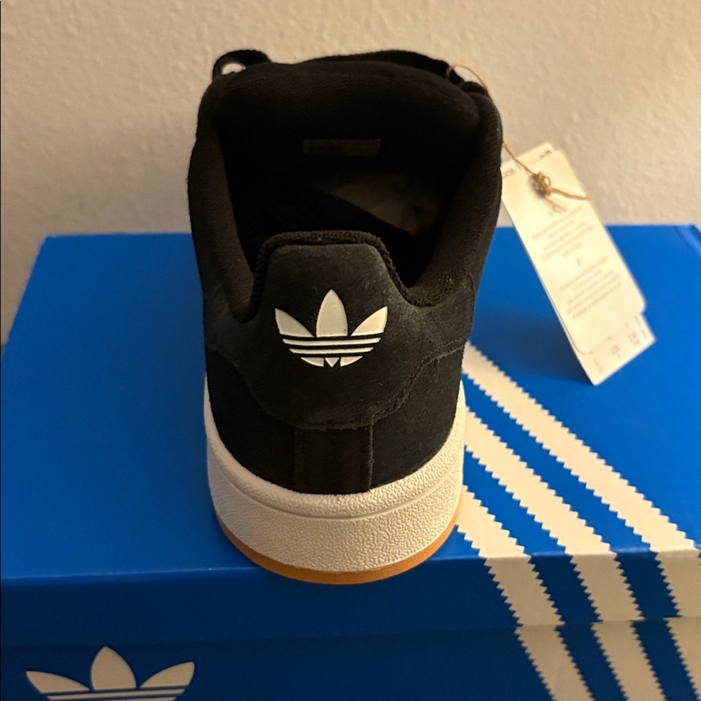 NIB [adidas] Campus '00s Athletic Sneakers Shoes Black/White Youth/Kids Sz 5 - Picture 8 of 12